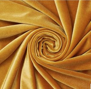 High Quality Stretch <b>Velvet</b> Fabric Polyester Spandex Korean <b>Velvet</b> Soft Knitted Fabric for Garment Dress Sofa Curtain - Product Image 5