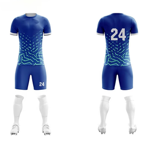 Alibaba Supplier Custom Sublimation <b>Soccer</b> Jerseys 100% Polyester Breathable Quick Dry Short Sleeve Custom Logo & Team Names - Product Image 4