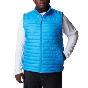 Customized Men's Outdoor Canvas <b>Down</b> Vest Simple Casual Solid Color Waistcoat for Winter Warm Puffer Vest Jacket - Product Image 6