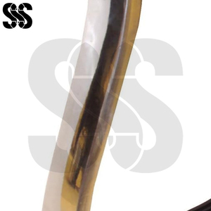 SHER SONS SPORTS SSS-WS-4203 Estribos de Alta Calidad para Caballos Western, Acero Suave, Acero Inoxidable, Acabado Cromado, Equipo de Equitación - Product Image 6