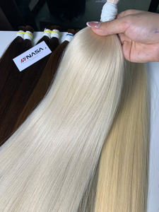 Extensions de cheveux en vrac russes 100g couleur claire 65cm longueur faisceaux de cheveux humains vietnamiens par les fournisseurs du Vietnam - Product Image 6