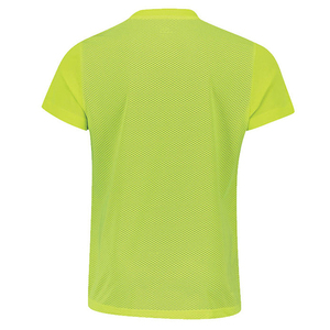 Conjunto Deportivo Unisex Verde Lima y Azul para Tenis, Cuello Redondo, Manga Corta, Absorbe la Humedad, Transpirable, Secado Rápido, Poliéster, Verano - Product Image 4