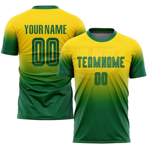 Camiseta de Fútbol Personalizada con Degradado Naranja y Negro para Hombre, Manga Corta, Cuello Redondo, Poliéster que Absorbe la Humedad, Impresión del Nombre del Equipo, Corte Atlético - Product Image 5