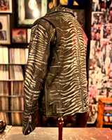 Blouson Moto Homme en Cuir PU Grande Taille à Capuche Respirant avec Fermeture Éclair, Style Racer, Marron et Noir, Collection Automne – Vente en Gros Usine