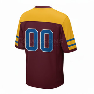Maillot de football américain sur mesure, tissu durable, séchage rapide, confortable, fabricant pour équipes - Product Image 6