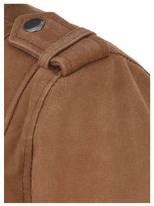 แจ็คเก็ตหนังแกะพิมพ์ลายคุณภาพสูง น้ำหนักเบา สำหรับผู้หญิง ระบายอากาศได้ดี หนังแท้ 100% ปักลายถัก - Product Image 3