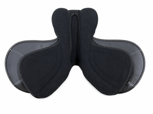Euro-Riden English Dressage Saddle Genuine Leather Black Tree Wood <b>Equestrian</b> Riding Saddle - Product Image 4