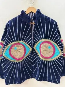 Chaqueta Reversible de Terciopelo Azul Premium 2026, Chaqueta Elegante para Mujer a Precio de Fábrica - Product Image 3