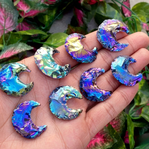 เครื่องประดับแกะสลักจากหินออบซิเดียนรูปพระจันทร์ |   จี้คริสตัลรูปพระจันทร์ธรรมชาติ |   หินบำบัดทางจิตวิญญาณ |   ของขวัญสุดหรูสำหรับผู้หญิง |   2026 - Product Image 2