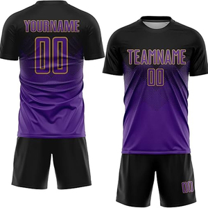 Maillot de football léger à manches courtes, confortable, de qualité supérieure, anti-boulochage, tendance et respirant. - Product Image 1