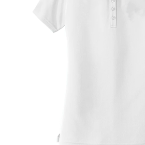 Zeta White Premium Polo Shirt Unisex Cotton Poly <b>Blend</b> Embroidered Logo True to Size Casual College Greek Apparel for Sorority - Product Image 3