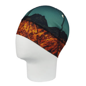 Bonnet en satin personnalisé pour la course à pied, le cyclisme et l'alpinisme avec logo personnalisé sublimé 2026 - Product Image 4