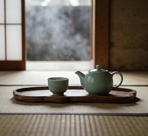 ถาดไม้ทรงโบราณ เหมาะสำหรับเสิร์ฟขนมอบ เค้ก ขนม และของว่าง ใช้สำหรับจัดแสดง ภาชนะไม้สำหรับอาหารค่ำจากอินเดีย - Product Image 5