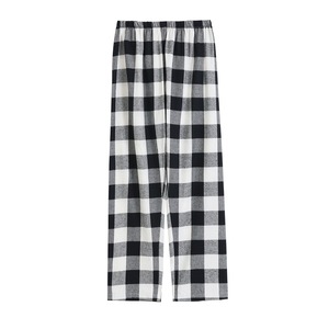 Hot Sale Pattern Women <b>Pajama</b> Pants High Quality Comfort Plaid <b>Flannel</b> Drawstring Bottom Sleep Lounge Pants With Pockets - Product Image 2