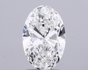 Diamant de laboratoire ovale de 2,08 ct E VS1, très beau, polissage excellent, éco-responsable, pierre précieuse synthétique CVD de pointe pour la joaillerie fine - Product Image 1