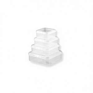 Scatola Organizzatrice in Plastica Ilan 2.0x6.5x6.5 Cm, Contenitore Impilabile per Elettronica - Product Image 1