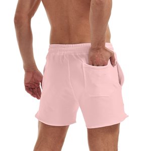 Shorts de sport pour hommes en molleton de coton tricoté 2026, personnalisables avec logo, pour hommes, garçons, motards et joggeurs - Product Image 2