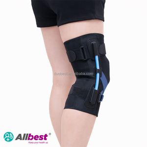 Rodillera de neopreno para ACL y MCL con soporte de muelles bilaterales para deportes y rehabilitación OEM - Product Image 4