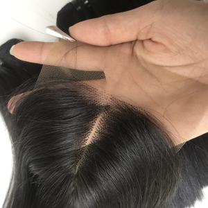 มัดผมมนุษย์จากเวียดนาม100% บริสุทธิ์ยังไม่ผ่านกระบวนการสำหรับผมมนุษย์ - Product Image 3