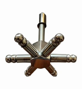 Manija Geométrica de Acero Inoxidable, Diseño Industrial, Herraje de Seguridad Duradero - Product Image 4