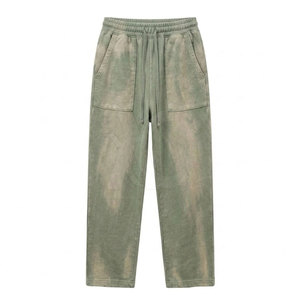 Modern Casual Sportswear <b>Matching</b> <b>Set</b> Sun Fade Tracksuit For Men Drawstring <b>Jogger</b> And Hoodie Outfit - Product Image 5