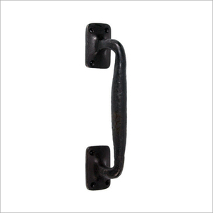 Ensemble de 2 poignées de porte en métal noir pour usage domestique, hôtelier, villas, portails et fenêtres - Product Image 4