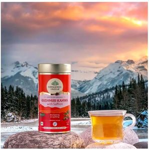 Kahwa du Cachemire Bio avec Safran 100 g en boîte - Product Image 3