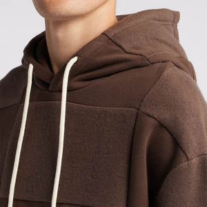 Sudadera con Capucha Oversize de Algodón GSM 350 de Alta Calidad, Estilo Urbano, Forro Polar Grueso, Lisa, Personalizable para Hombre - Product Image 4