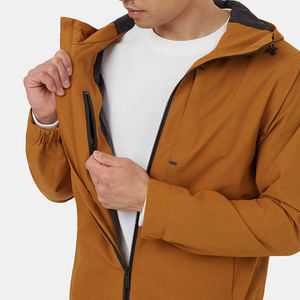 Chaqueta Cortavientos Impermeable de Manga Larga, Secado Rápido, Ligera, Informal, Sólida y Elegante para Hombre, con Diseño Personalizado - Product Image 5