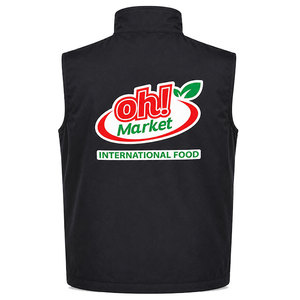 Gilet sans manches pour homme en laine, personnalisable, confortable, respirant, teint en pièce, séchage rapide, décontracté, à carreaux, col montant, avec poches, idéal pour l'été - Product Image 2