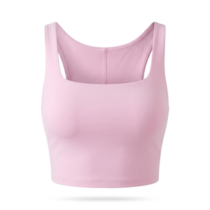 Ensemble de yoga et de sport léger et respirant pour l'entraînement, le fitness et la course en extérieur, comprenant un haut de sport et une brassière de yoga - Product Image 3