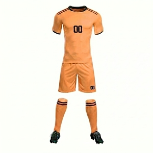 Uniforme de football unisexe respirant, séchage rapide, léger, évacuation de l'humidité, design personnalisé, matière 100% polyester - Product Image 2