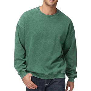 Sweat-shirt délavé à l'acide de haute qualité pour homme, manches longues, style unique 2026 - Product Image 1