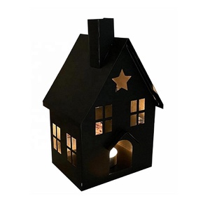 Modern Design Iron <b>Lantern</b> <b>Tealight</b> Candle Holder for Garden Hanging Christmas Decor Living Room Bedside Decor Home Decor Metal - Product Image 3