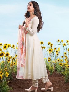 WOMEN S PURE VISCOSE COTTON CHEX KURTA SET'S PAVITRA <b>TOP</b> FABRIC PURE VISCOSE COTTON - Product Image 4