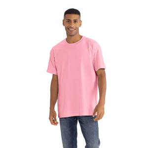 T-shirt pour homme 100% coton avec un nouveau design, t-shirt décontracté à col rond, coupe classique, tissu tricoté légèrement extensible - Product Image 1