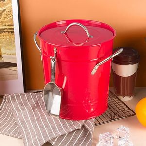 Cubeta de Metal Contemporánea para Bebidas, Enfriador de Hielo para Vino, Cerveza, Champaña, Fiestas, Bares, Restaurantes y Hogares - Product Image 6