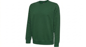 Sudadera Unisex Amarilla de Cuello Redondo, Manga Larga, Color Sólido, Corte Regular, para Todas las Temporadas, 100% Algodón, Estilo Casual - Product Image 2