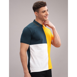 เสื้อโปโลชาย แขนสั้น ระบายอากาศดี สไตล์ลำลอง สำหรับกอล์ฟ  รับผลิตแบบ OEM ลายทาง  ยูนิเซ็กซ์ เหมาะสำหรับชุดทำงาน - Product Image 1