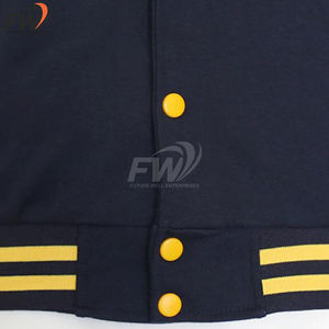 Chaqueta universitaria Letterman en oferta, informal, tallas grandes, personalizada para hombre, con combinación de colores, al por mayor, abrigo con cuello vuelto, ropa masculina. - Product Image 6