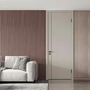 Puerta Interior de Diseño Posmoderno de WPC de Alta Calidad, Impermeable, para Uso en Hoteles y Hospitales, Aplicación Comercial, Marca Vinadoor - Product Image 5