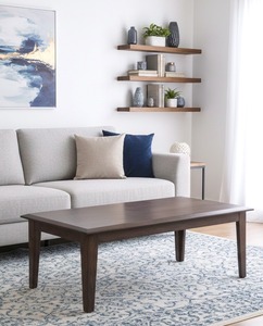 Designer Wood Coffee <b>Table</b> With Premium Craftsmanship Modern Handmade Furniture For Luxury Living Room Spaces - Product Image 2