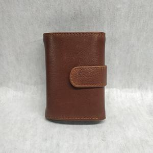 Oily Pullup Crazy Horse Leather Card Holders Cash Sleeve Aluminum Pop-up <b>RFID</b> <b>Wallets</b> Purses Man Wholesale Luxury Button & Hasp - Product Image 5