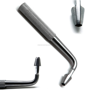 WORLD PRECISION SURGICAL Punzón de tejido dental de acero inoxidable, instrumento quirúrgico con agarre moleteado, herramienta manual reutilizable para cirugía oral - Product Image 1