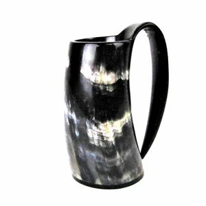 Sustainable Stylish African Horn Coffee Mug Glossy Texture Personal Use Thoughtful Gift Hot Thermal Insulation Performance <b>Beer</b> - Product Image 3