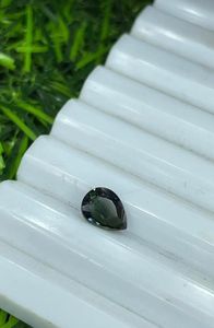 Saphir naturel bleu sarcelle, non chauffé, taille poire, pour bijoux. - Product Image 4