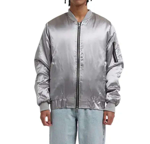 Hot Sale Custom Wholesale Men's Winter <b>Jacket</b> 100% Satin Style Hooded Woodland Design <b>Light</b> Fabric Men's <b>Jackets</b> - Product Image 4