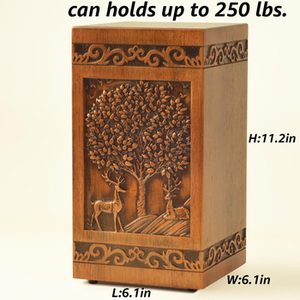 Urnas de Madera Profesionales para Cenizas Humanas, Urnas de Madera Personalizadas - Product Image 2