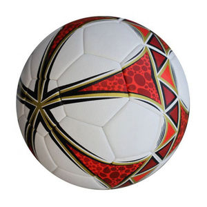 Custom <b>Red</b> Pattern Soccer Ball Size 5 Training Football Durable PU <b>Material</b> Match Practice Outdoor Sports Ball - Product Image 3