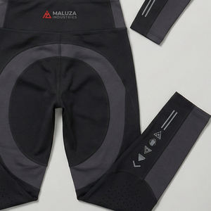 ชุดวอร์มออกกำลังกายแบบสกินนี่พิมพ์ลายตามสั่ง ชุดวิ่งจ๊อกกิ้ง ชุดกีฬา ระบายอากาศ แห้งเร็ว น้ำหนักเบา รับผลิตแบบ OEM ขายส่ง - Product Image 2